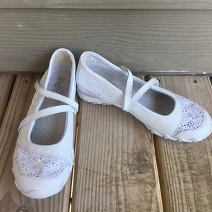 skechers white mary janes